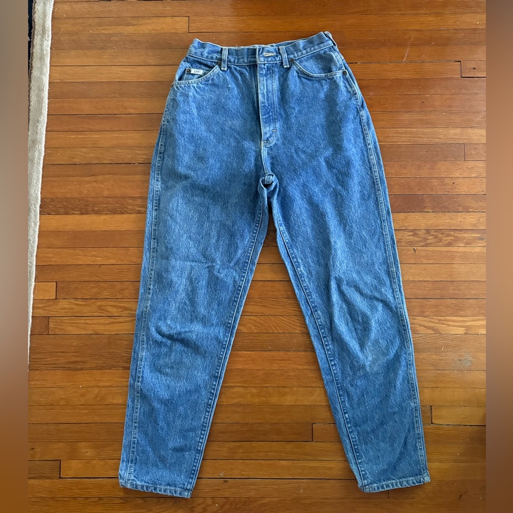 Vintage Lee Women's High Rise Jeans - Blue